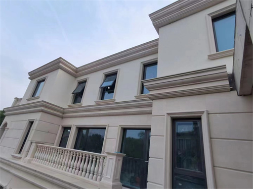 朝陽區東山墅別墅外墻質感漆案例